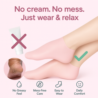 Winter Skin Care Silicon Socks
